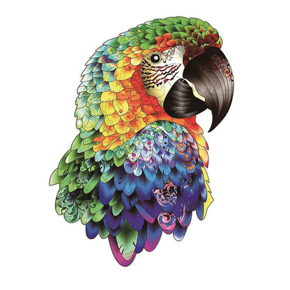 Each Piece Is Animal Shaped Christmas Gift Colorful Elephant Turtle Wooden Jigsaw Puzzles