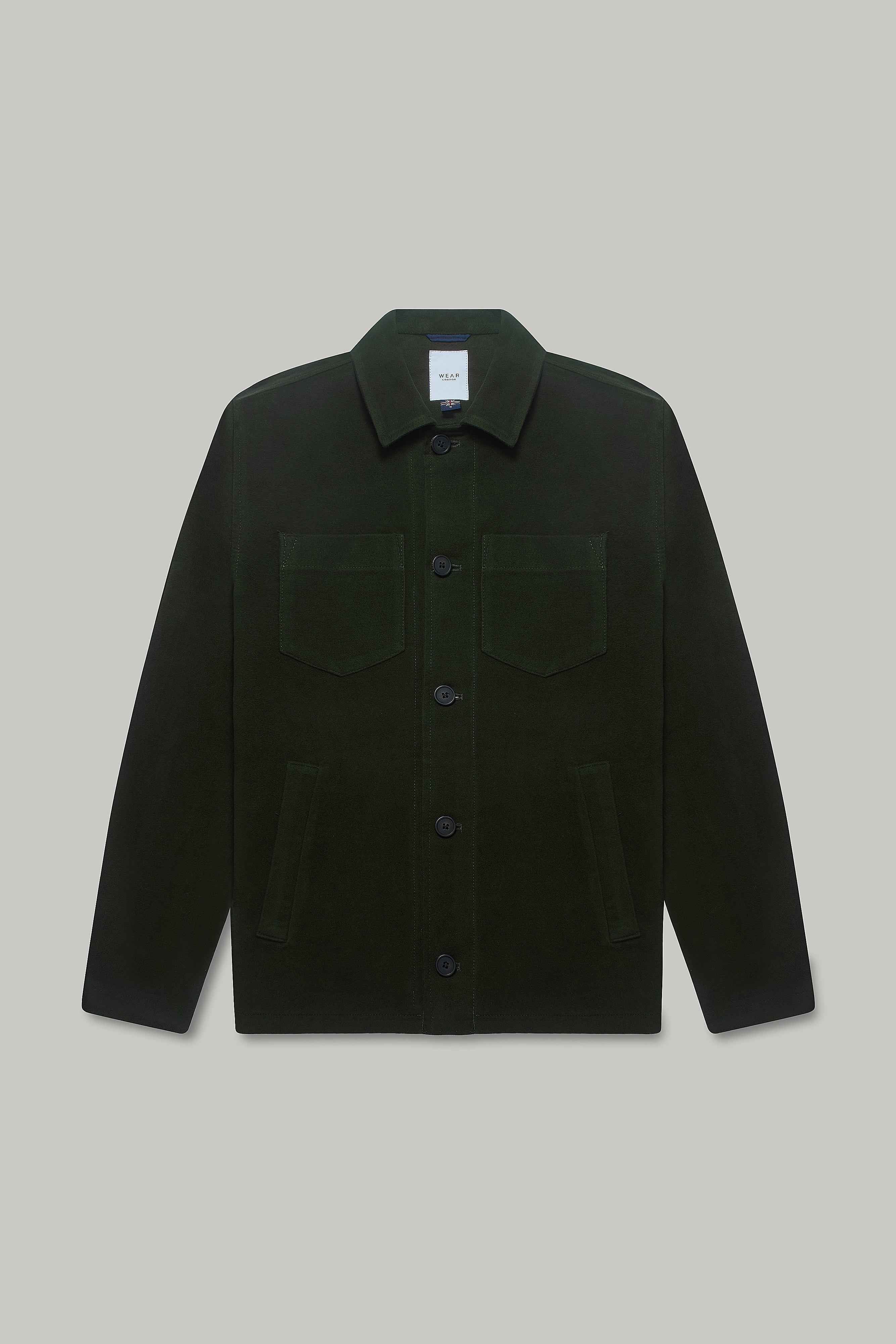 Southend Shacket Unlined - Olive Moleskin