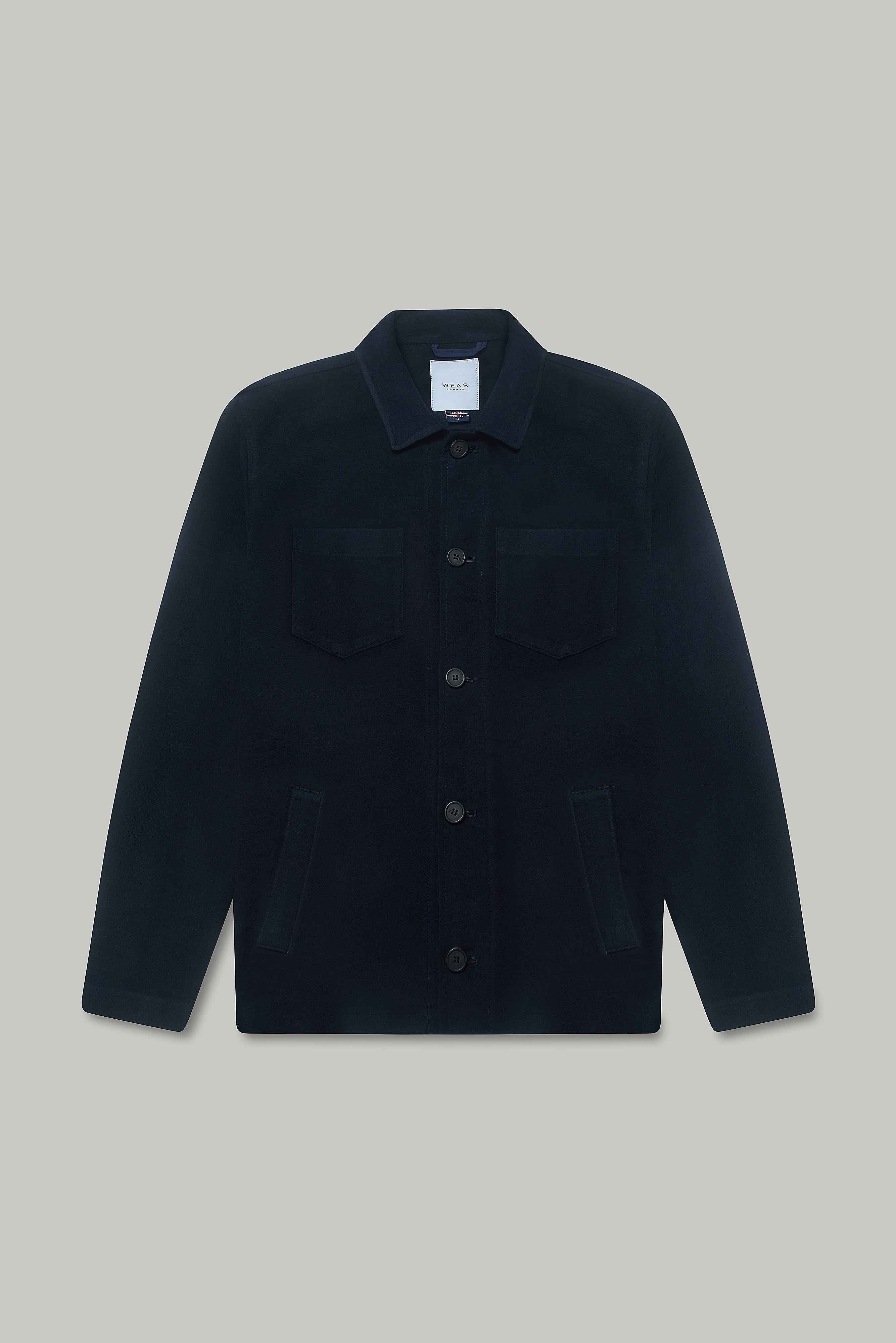 Southend Shacket Unlined - Navy Moleskin