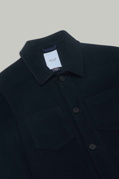 Southend Shacket Unlined - Navy Moleskin