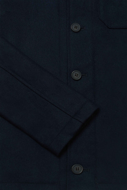 Aldgate Shacket - Navy Wool