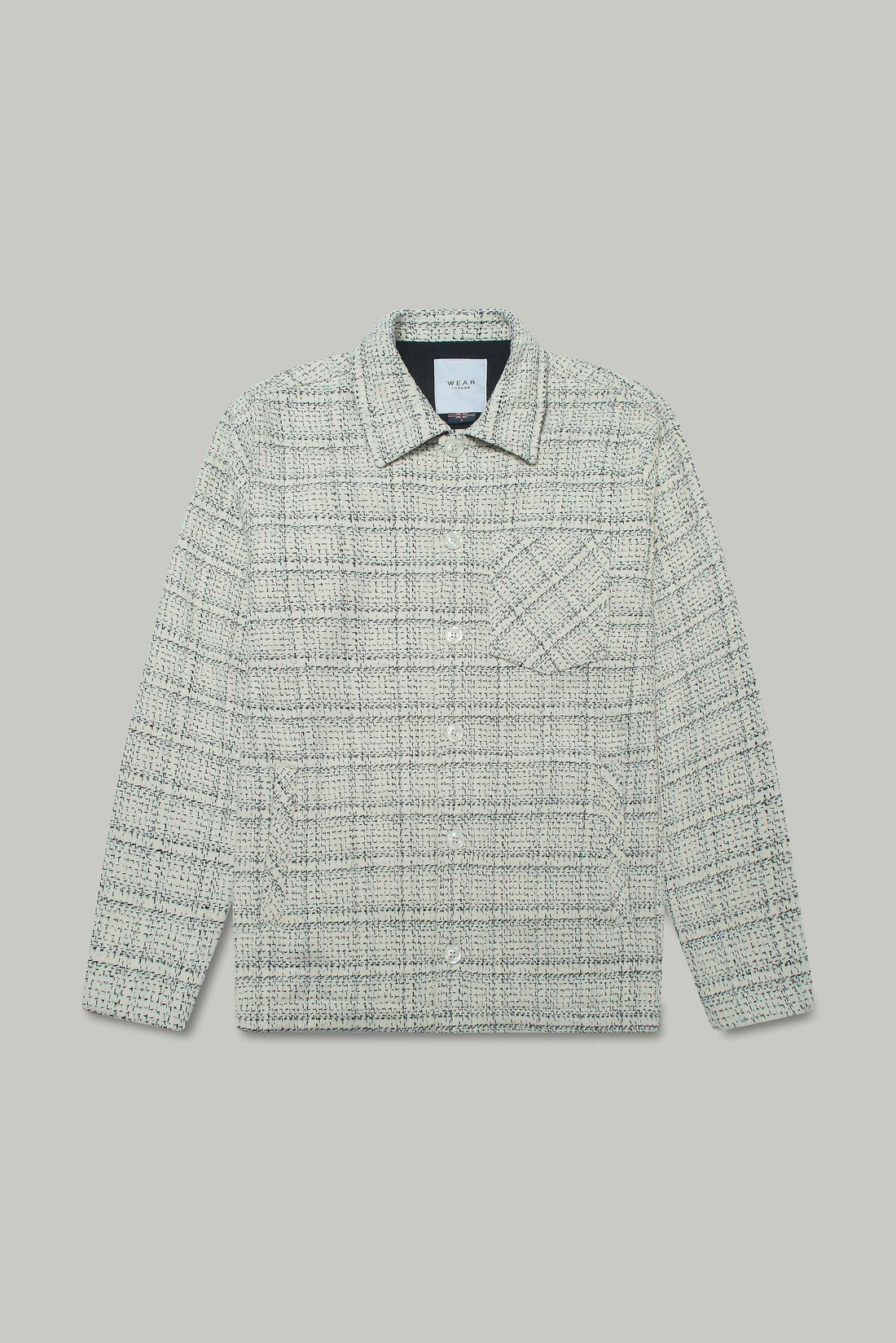 Theydon Frame Overshirt - Ecru / Black