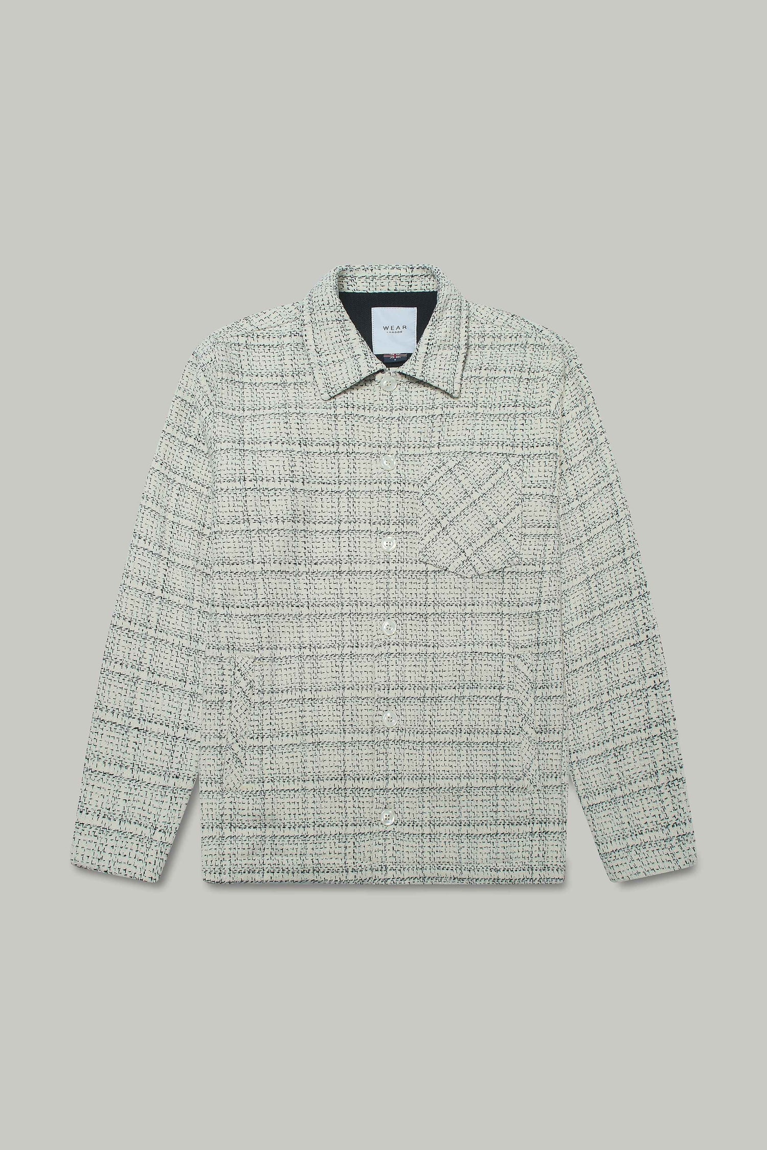 Theydon Frame Overshirt - Ecru / Black