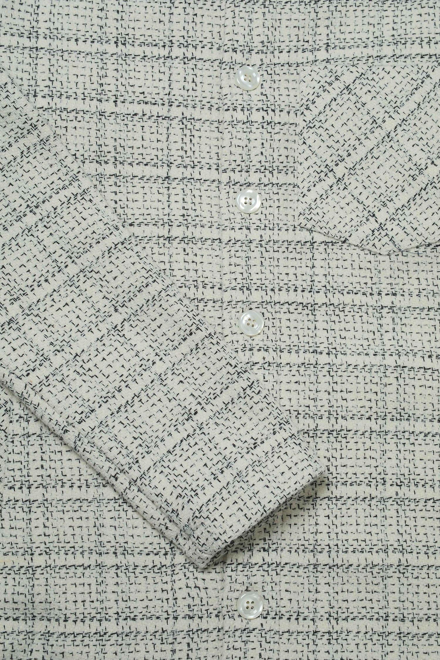 Theydon Frame Overshirt - Ecru / Black