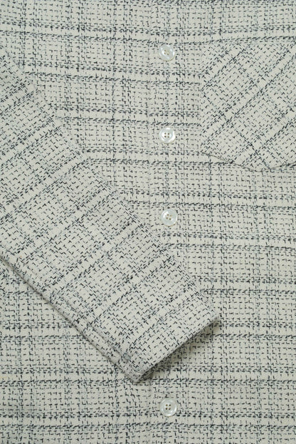 Theydon Frame Overshirt - Ecru / Black