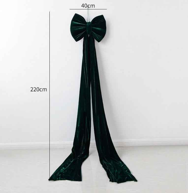 Christmas Decoration Velvet Large Bow Decoration