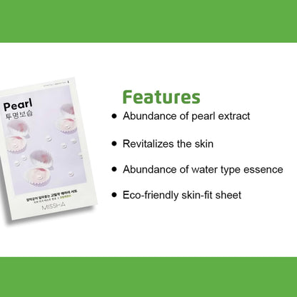 MISSHA Airy Fit Sheet Mask Pearl 19g