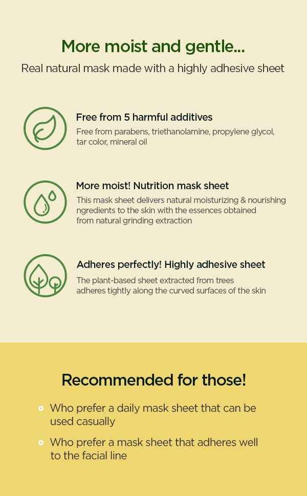 THE FACE SHOP Real Nature Face Mask Shea Butter Extract