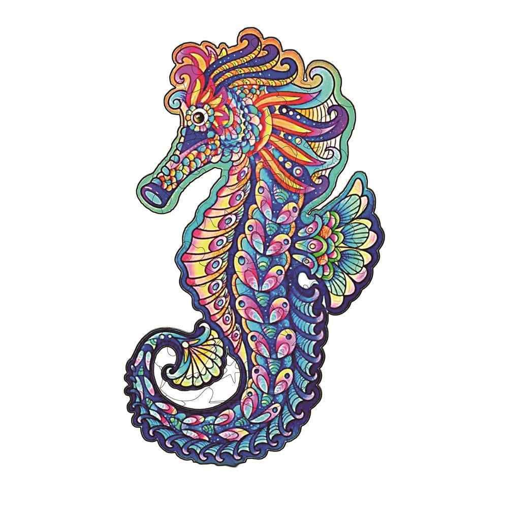 Each Piece Is Animal Shaped Christmas Gift Colorful Elephant Turtle Wooden Jigsaw Puzzles