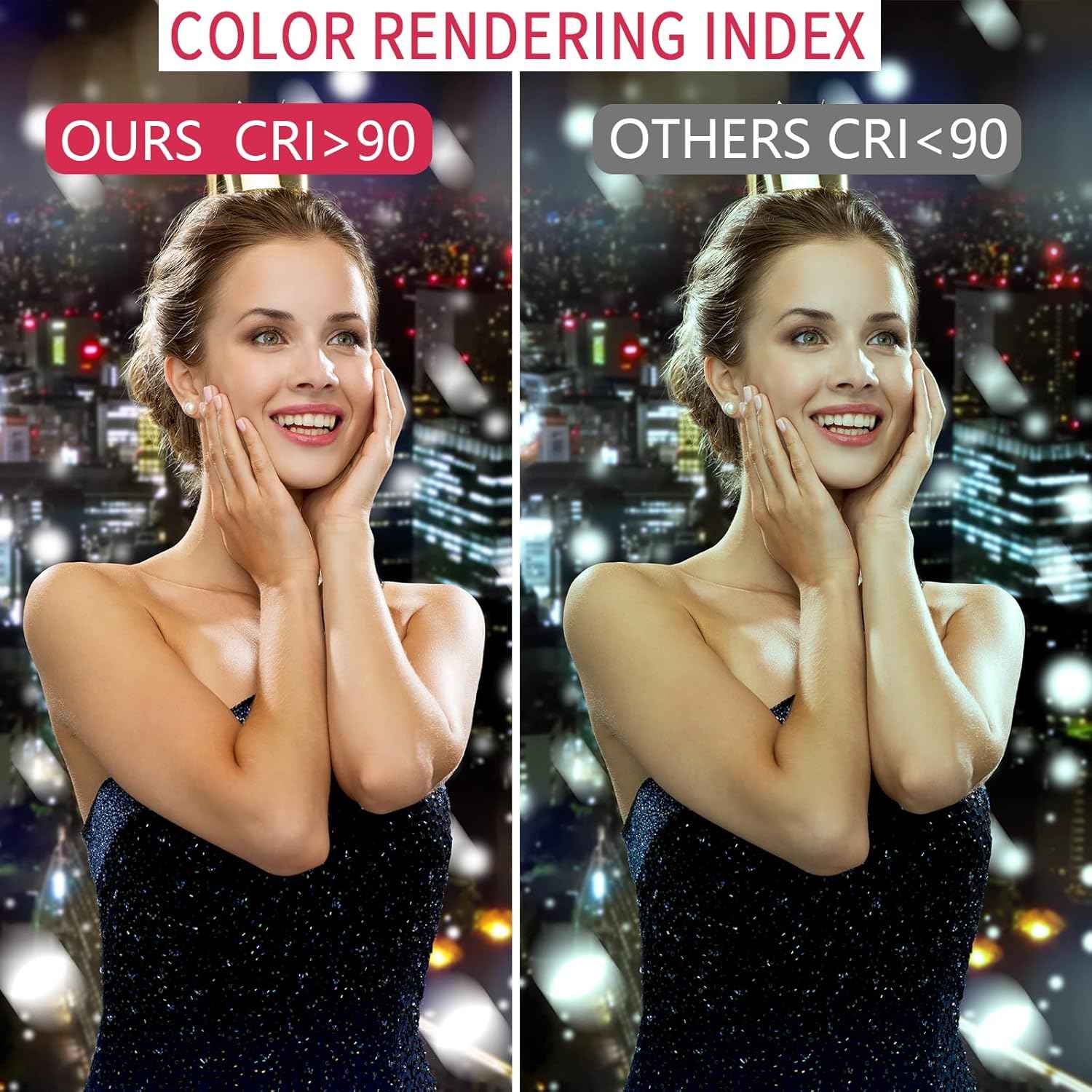 18 Inch LED Ring Light with Tripod Stand Touch Panel Remote for Makeup Studio Eoto