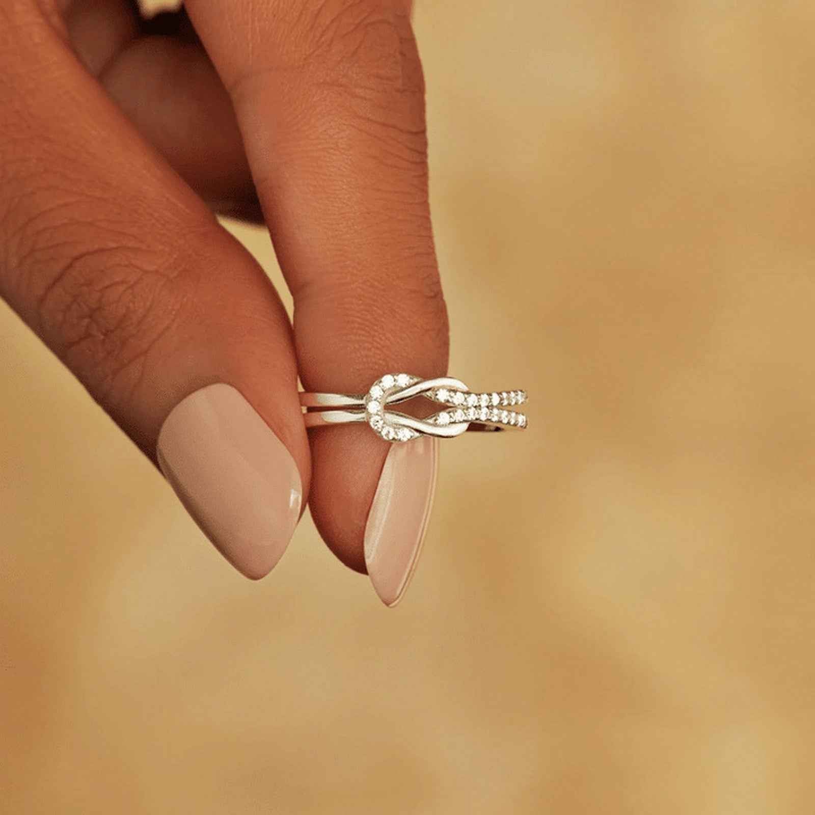 Arrival Fashion Simple Opening Ring Female Mother And Daughter Ring Mother&