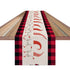 Christmas Table Runner Plaid Pattern