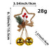 Christmas Five-pointed Star Bell Accessories Pendant