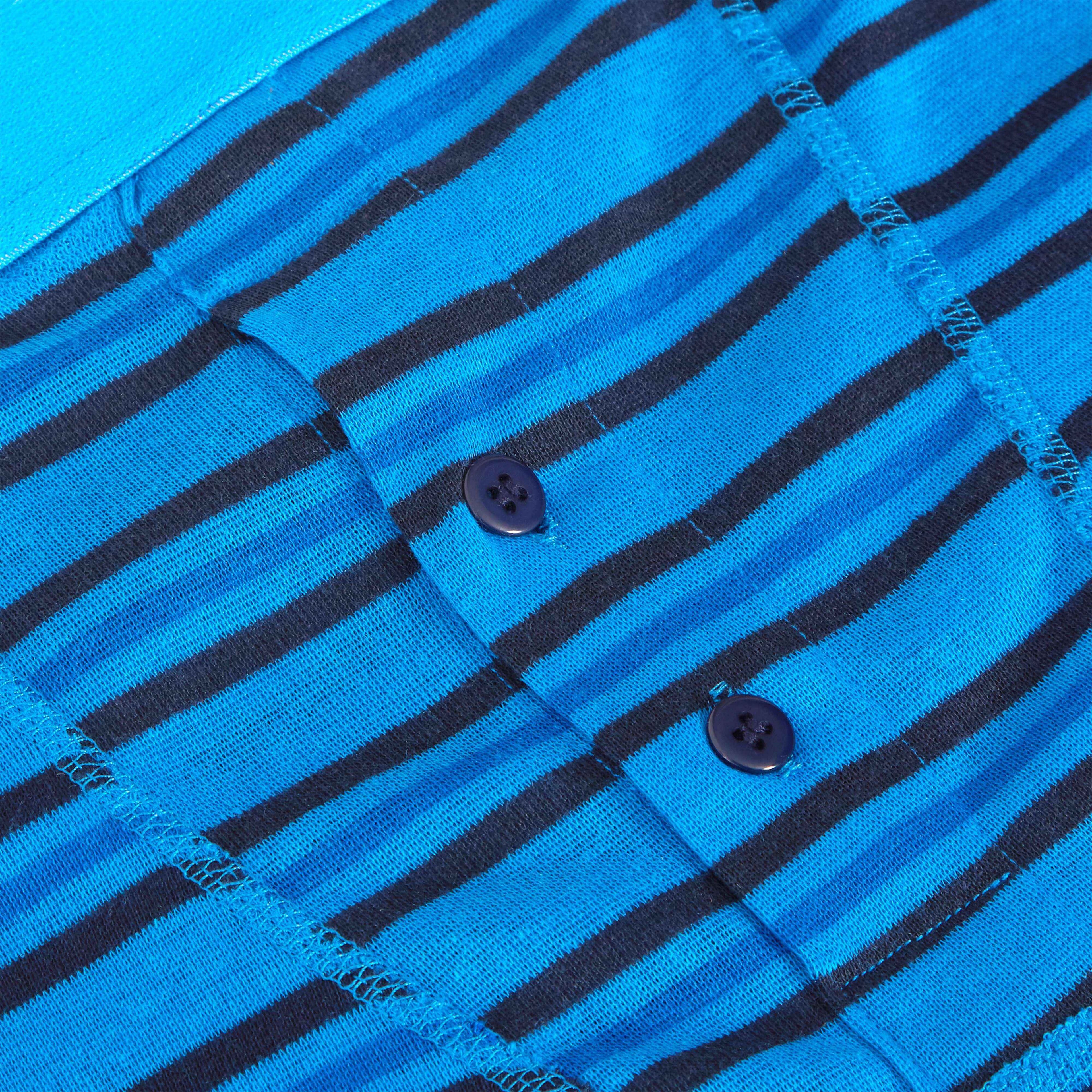 6 Pack Blue Navy Striped Cotton Stretch Boxer Shorts Menswear Classic Breathable Activewear Soft and Durable Underwear by Sock Stack