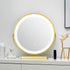 Vanity Mirror Dimmable 45cm Round LED 3-Mode Swivel Makeup Mirror YOSHOOT