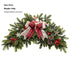 Christmas Decoration Upside Down Christmas Tree Horn Rattan Christmas Wreath