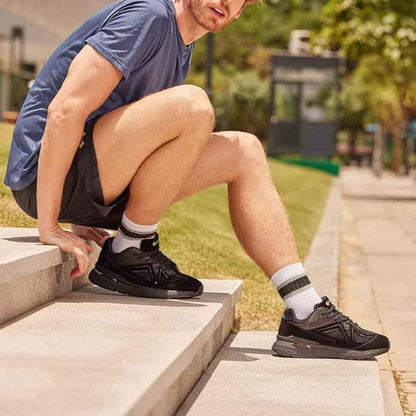 UK 9 FitVille Extra Wide Men’s Suede Running Trainers – EU 43