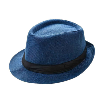 Vintage Trilby Gangster Straw Hats