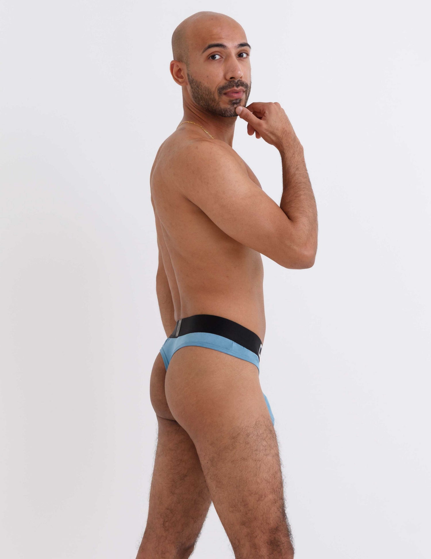 Oxidized Blue Thongs