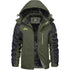 Mens Winter Ski Jacket Water Repellent Warm Lined Outdoor Coat, Size L