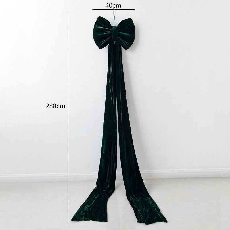 Christmas Decoration Velvet Large Bow Decoration