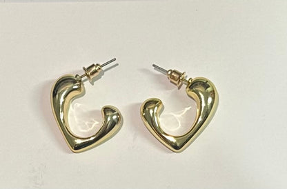 Gold earrings,assorted styles