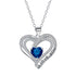 European And American Fashion Double Love Pendant Necklace Valentine&