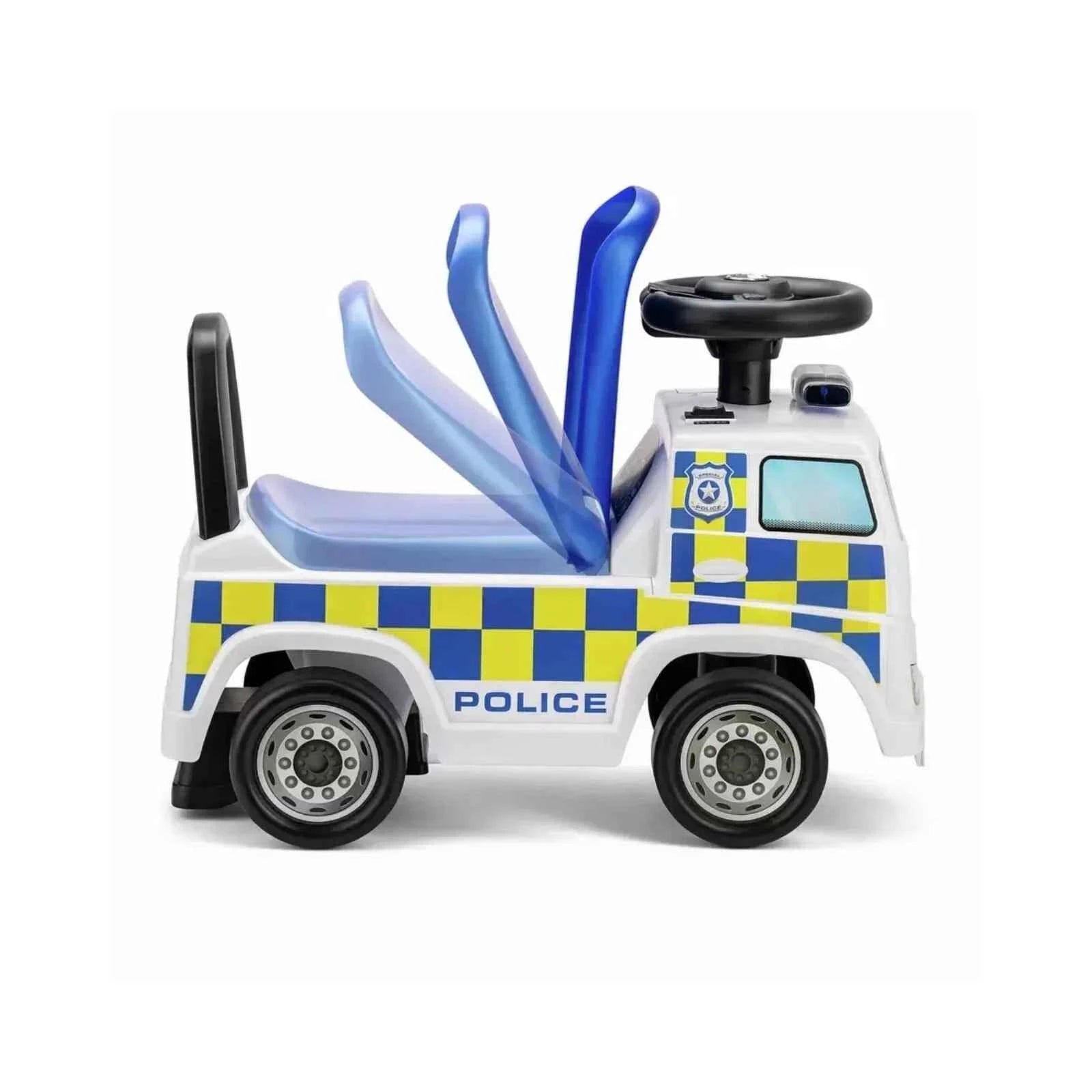 Xootz Mercedes-Benz Police Foot-to-Floor Ride On - White