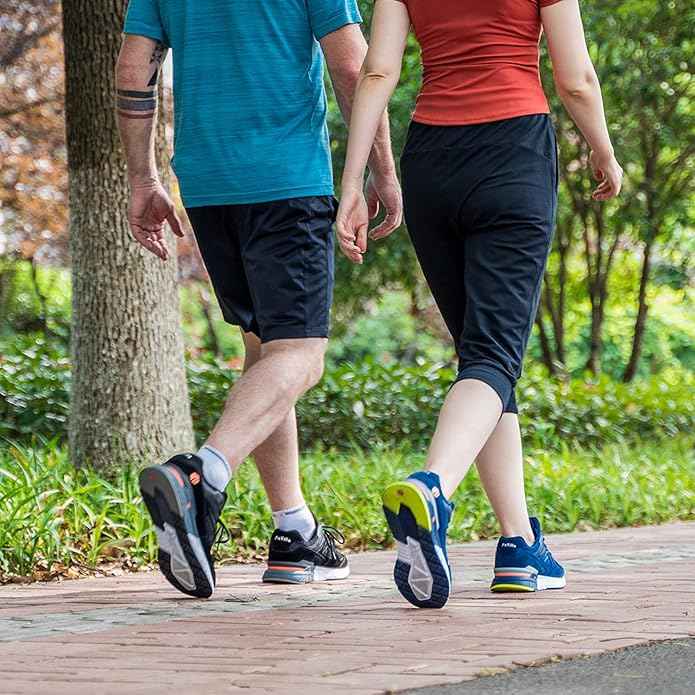 UK 9 FitVille Extra Wide Men’s Suede Running Trainers – EU 43