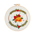 Christmas Day Gift Snowman Wreath Embroidery Material Package