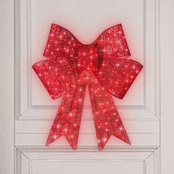 Light Up Christmas Decorative Bowknot