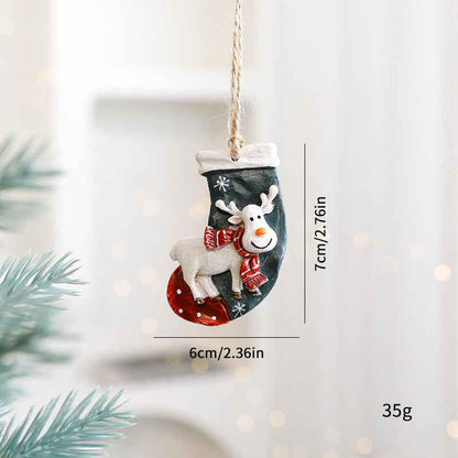 Christmas Decorations Cartoon Elk Ornaments