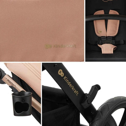 Kinderkraft Moov 2 3-in-1 Travel System - Grey