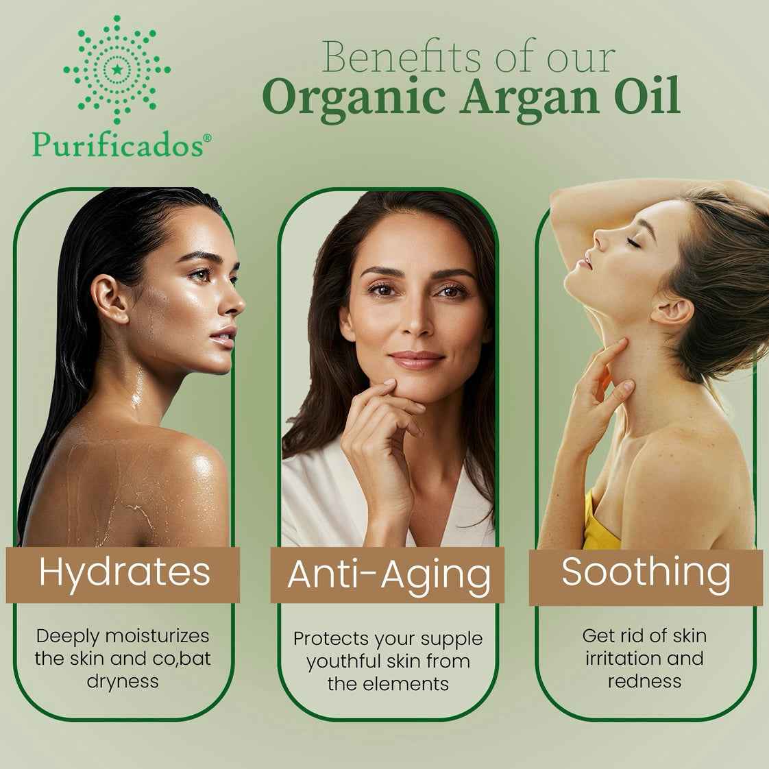 Purificados Moroccan Argan Oil 100ml (Organic &amp; Pure)