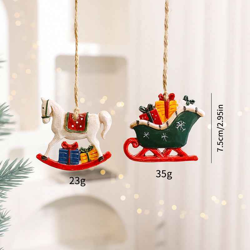 Christmas Decorations Cartoon Elk Ornaments