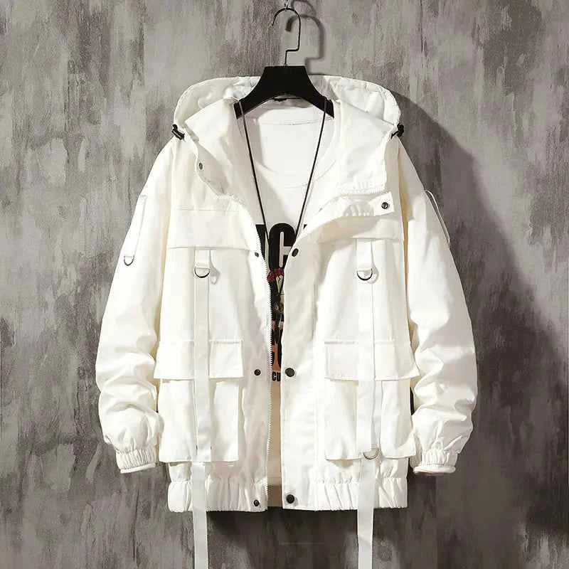 Oversized Cotton Jacket – Unisex Streetwear Outerwear