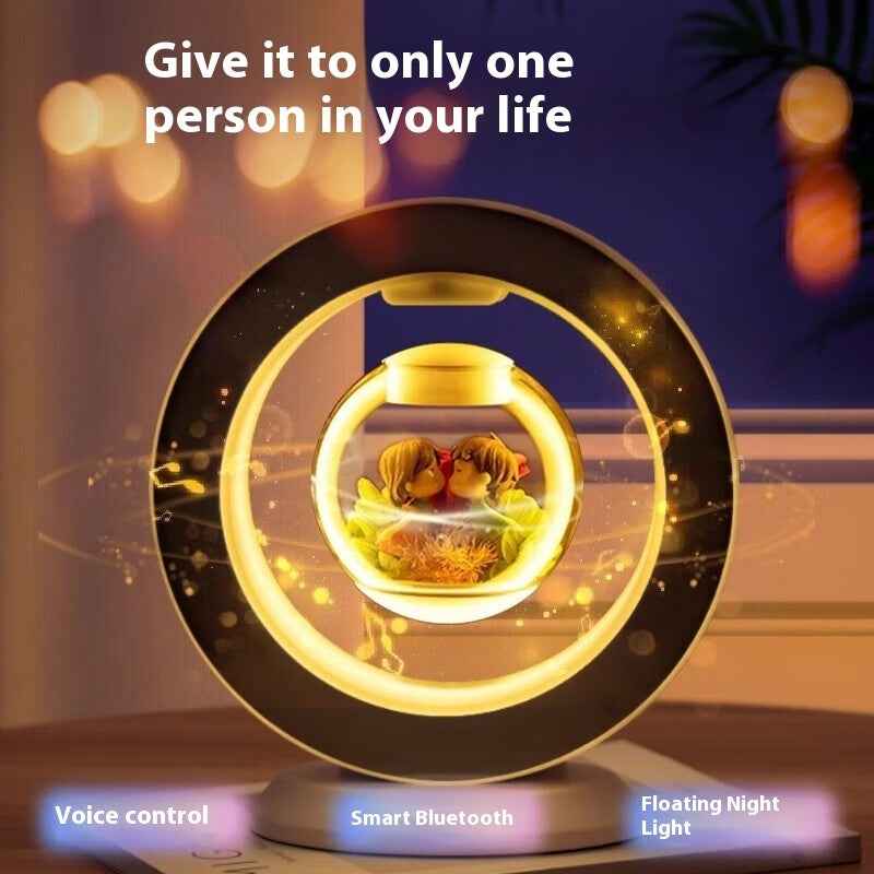 Magnetic Suspension Preserved Fresh Flower Bluetooth Audio Creative Valentine&