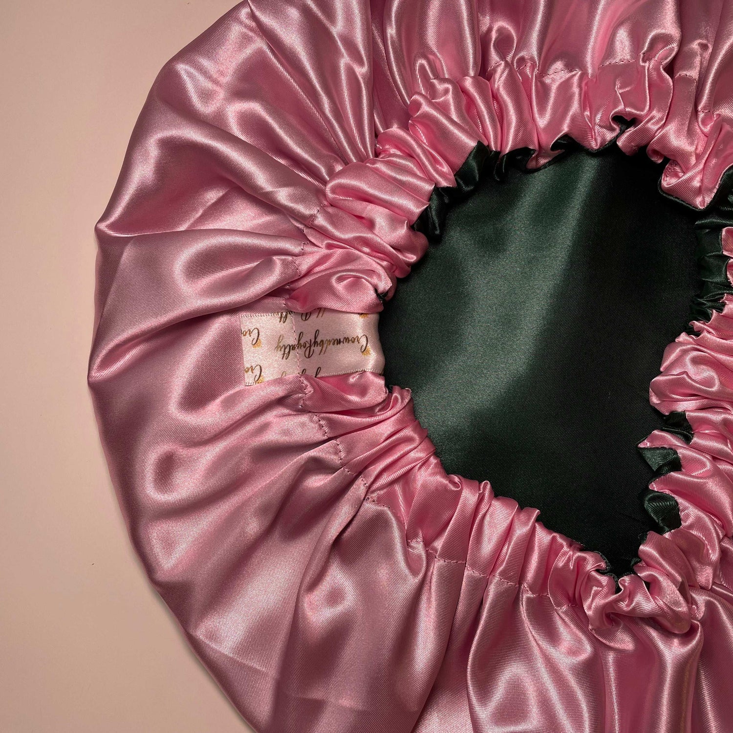 Blush Sage – Reversible Satin Bonnet | Adjustable &amp; Versatile Hair Protection