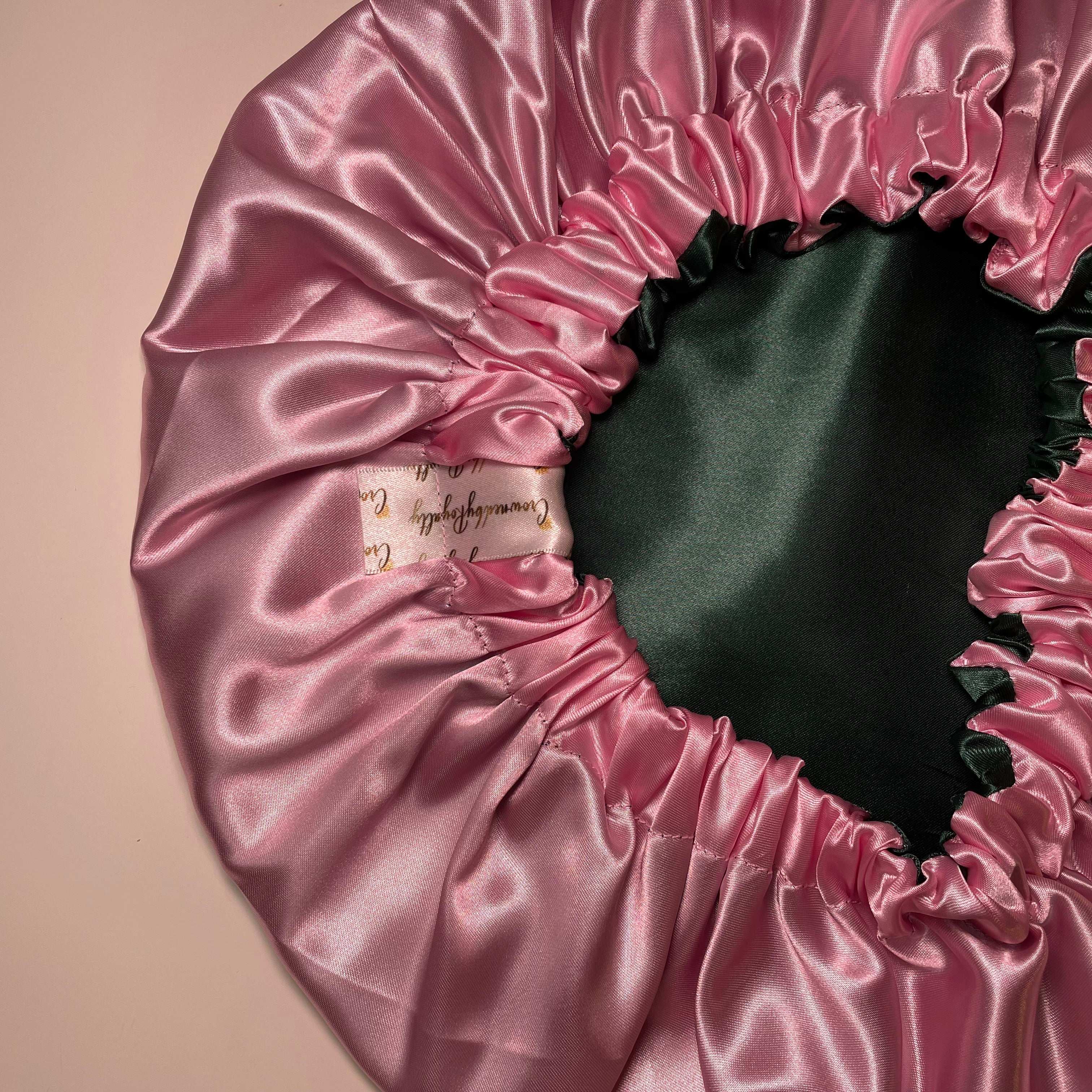 Blush Sage – Reversible Satin Bonnet | Adjustable &amp; Versatile Hair Protection