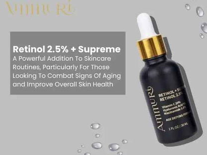 Ammuri 2.5% Retinol Supreme Serum - Gentle Anti-Aging Treatment 30ml