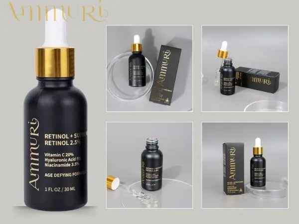Ammuri 2.5% Retinol Supreme Serum - Gentle Anti-Aging Treatment 30ml