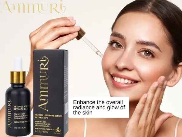 Ammuri 2.5% Retinol Supreme Serum - Gentle Anti-Aging Treatment 30ml