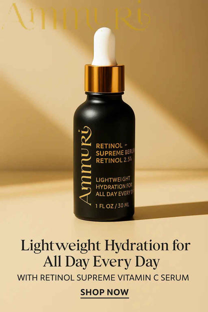 Ammuri 2.5% Retinol Supreme Serum - Gentle Anti-Aging Treatment 30ml