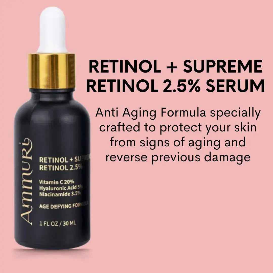 Ammuri Pro-Retinol Supreme Serum 2.5% for Youthful Glow