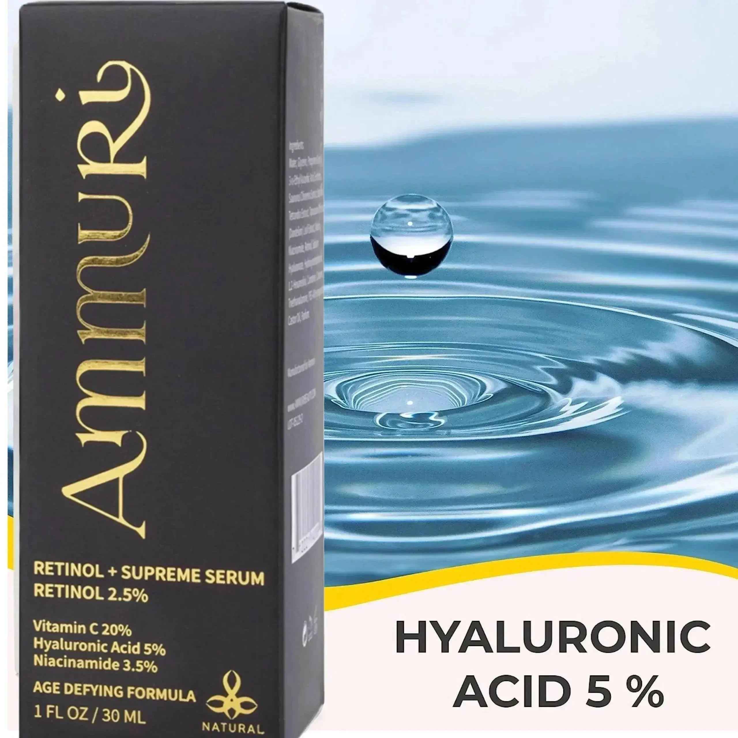 Ammuri Retinol Supreme 2.5% Serum – Anti-Aging Treatment - Age-Defying Formula