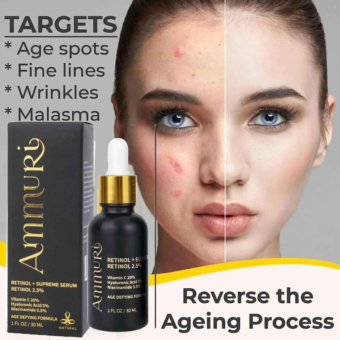 Ammuri Advanced Supreme Retinol Anti-Wrinkle Treatment Serum