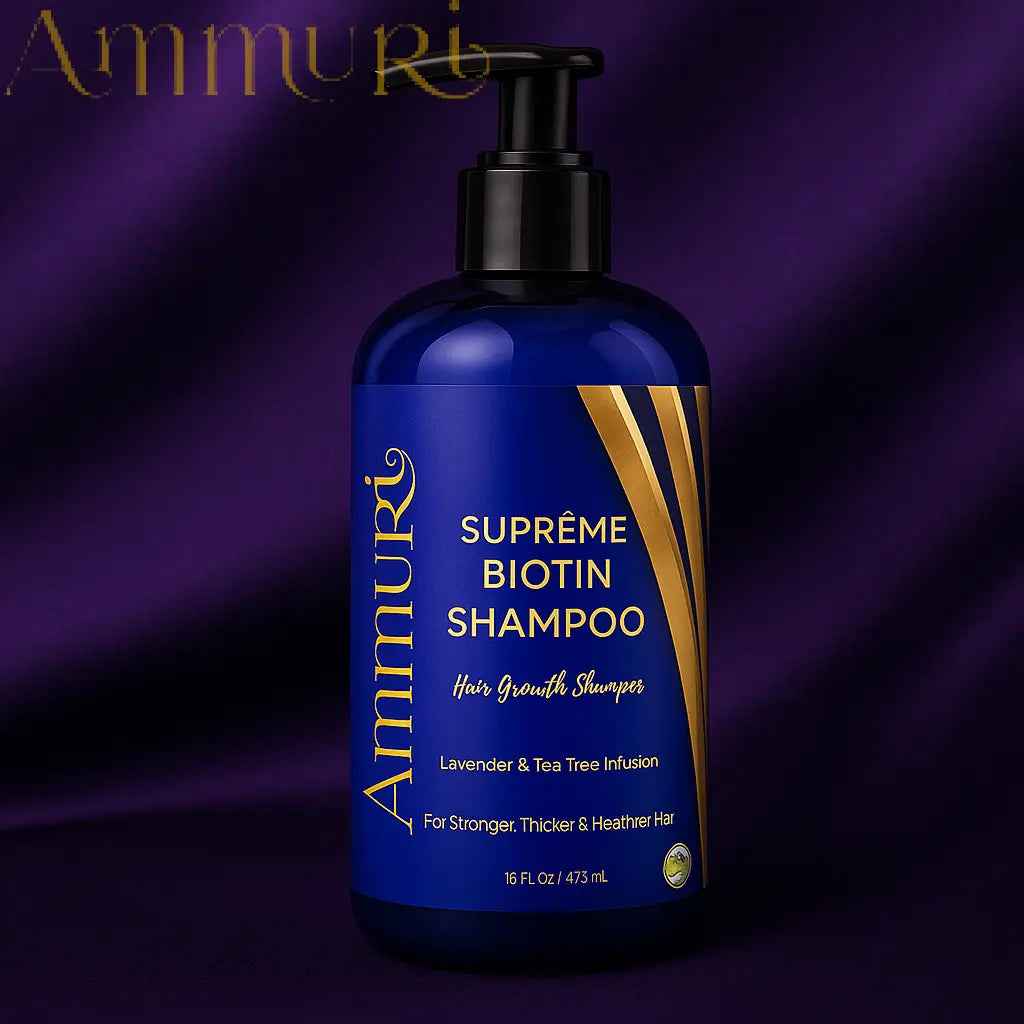 Ammuri Biotin DHT Blocker Shampoo - Sulfate-Free Hair Loss Treatment 473ml