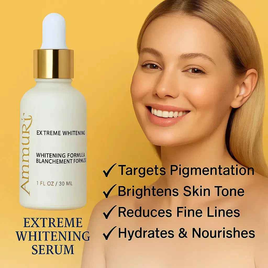 Ammuri Brightening Face Serum with Kojic Acid, Alpha Arbutin, Glutathione &amp; Niacinamide | Dark Spot Corrector for Even Skin Tone – 30ml