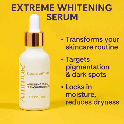 Ammuri Extreme Lightening Serum – Intense Dark Spot Corrector for Face, Neck &amp; Intimate Areas (30ml)