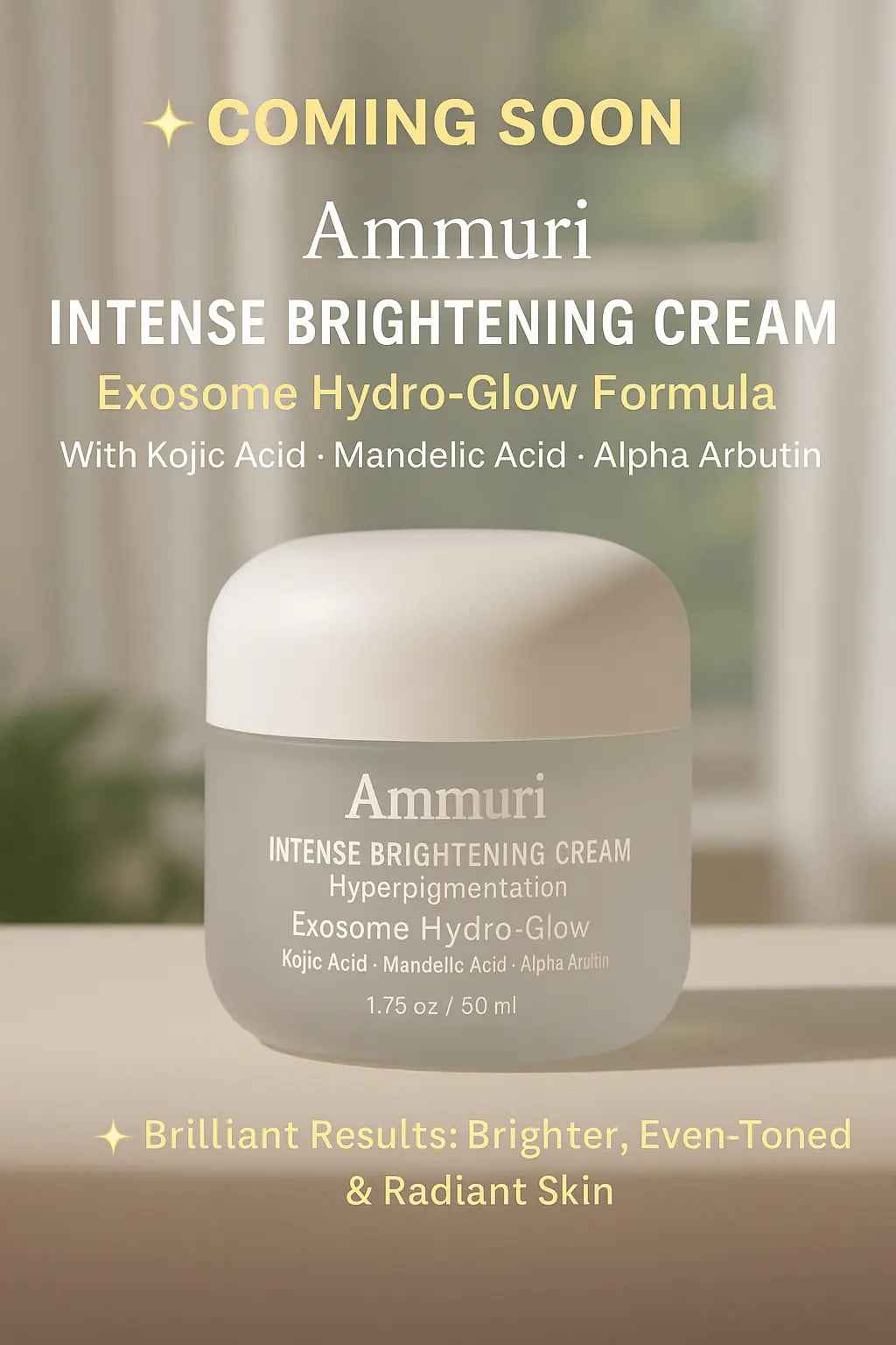 Ammuri Intense Brightening Exosome Hydro-Glow Cream - Dark Spot Corrector